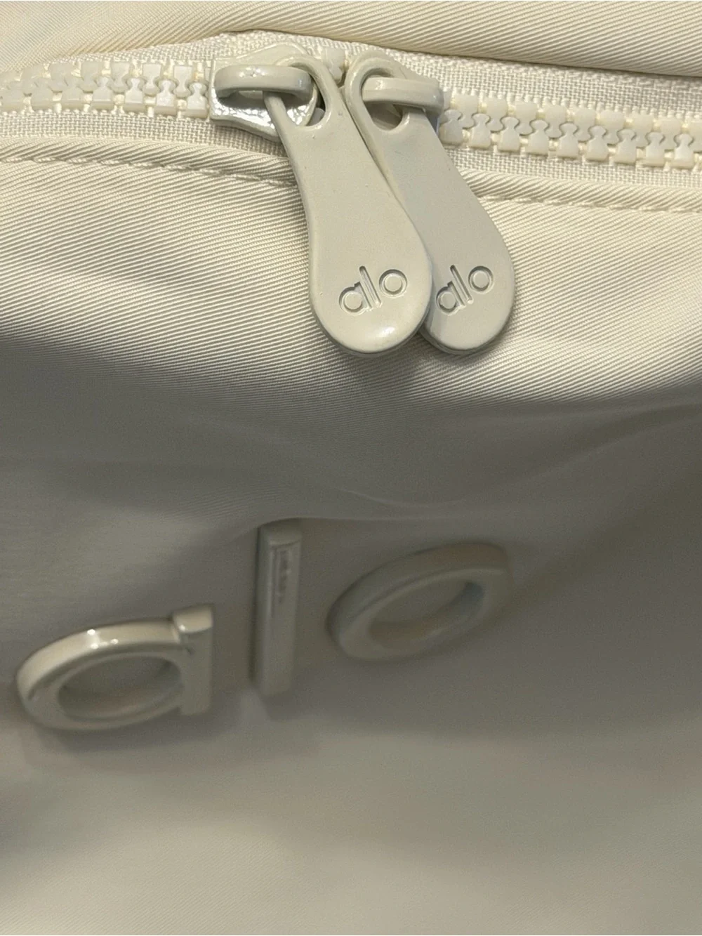 ALO YOGA Cream and Brown Two-Tone Backpack